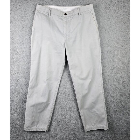 DOCKERS Other - Dockers Field Khakis Mens 34 32 Tan Beige Straight Mid Rise Flat Front Pockets